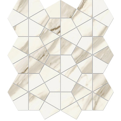 Calacatta Bernini Hexagon Lapp