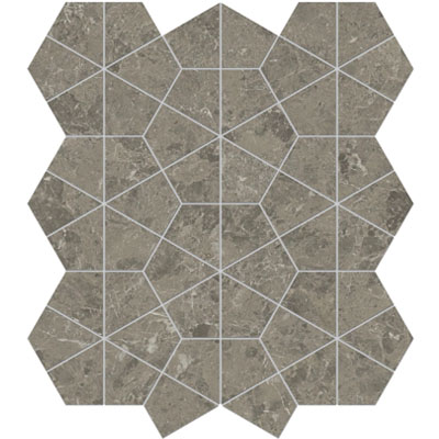 Grigio Elegante Hexagon Lapp